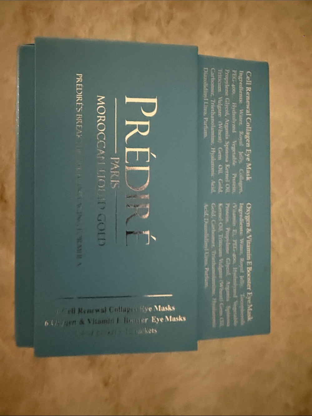 Predire Paris Moroccan Liquid Gold Eye Masks